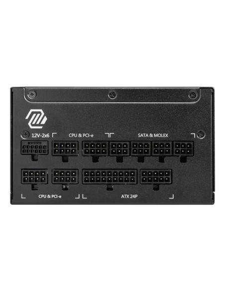 MSI MAG A1250GL PCIE5 alimentatore per computer 1250 W 24-pin ATX 1U Nero