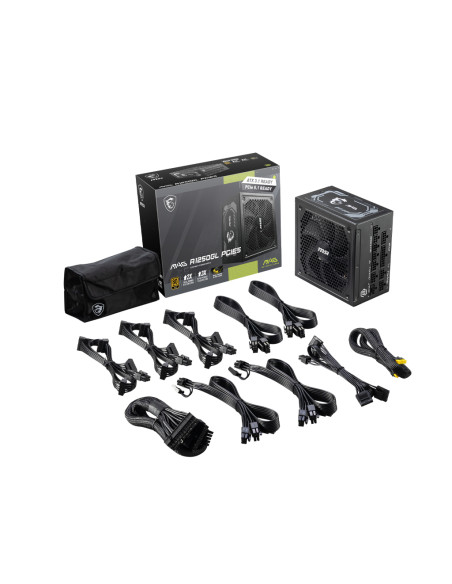 MSI MAG A1250GL PCIE5 alimentatore per computer 1250 W 24-pin ATX 1U Nero