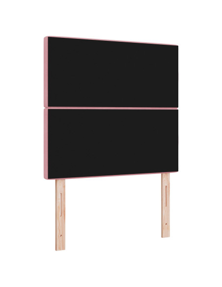 Testiera  con Bottoni in Cristallo Arricciati Rosa 90 cm in Velluto, Testiera  con Bottoni in Cristallo Arricciati Rosa 180 cm i