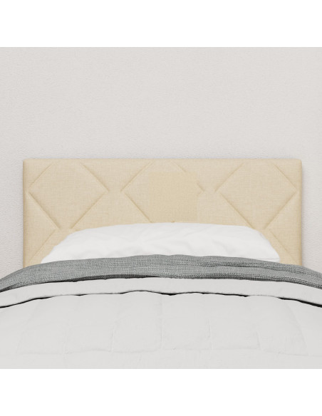 Testiera con testiera Crema 80 cm Pelle Sintetica