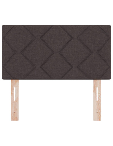 Testiera con testiera Marrone Scuro 80 cm Pelle Sintetica