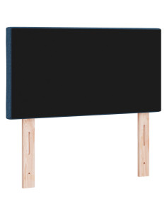 Testiera con testiera Blu 80 cm Pelle Sintetica 2