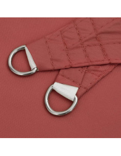 Parasole a Vela Oxford Triangolare 3,6x3,6x3,6 m Terracotta