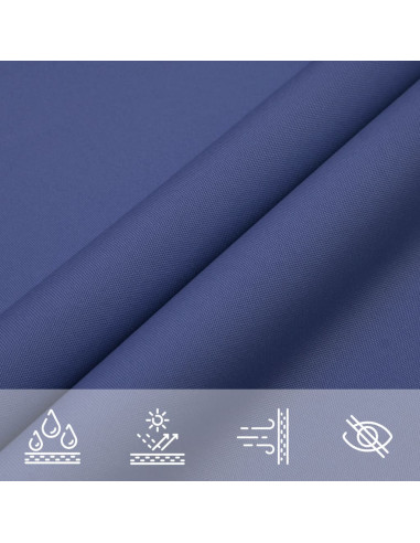 Parasole a Vela Oxford Rettangolare 3x5 m Blu