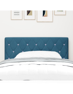 Testiera con testiera Blu Scuro 90 cm Pelle Sintetica