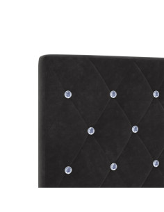 Testiera con testiera Nero 80 cm Pelle Sintetica