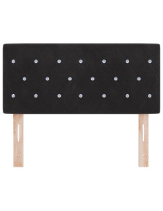 Testiera con testiera Nero 90 cm Pelle Sintetica