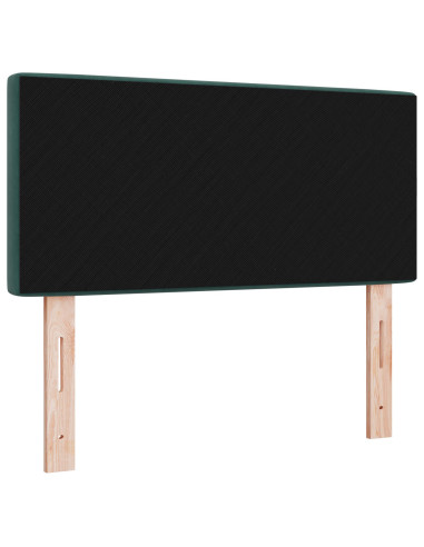 Testiera con testiera Verde Scuro 90 cm Pelle Sintetica