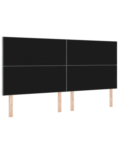 Testiera con testiera Grigio chiaro 200 cm Pelle Sintetica