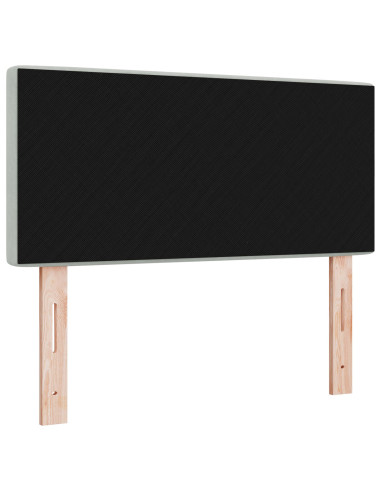 Testiera con testiera Grigio chiaro 100 cm Pelle Sintetica