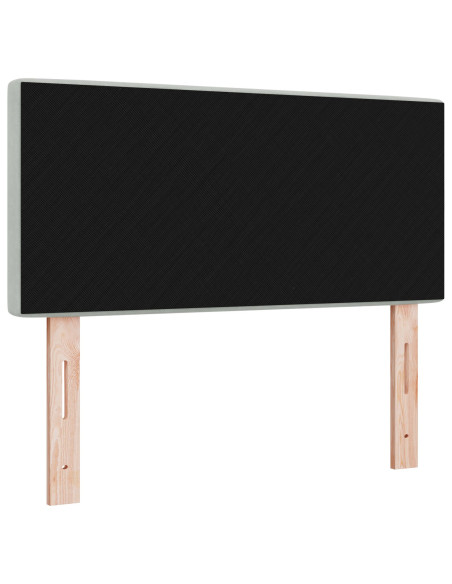 Testiera con testiera Grigio chiaro 100 cm Pelle Sintetica