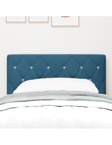 Testiera con testiera Blu Scuro 80 cm Pelle Sintetica