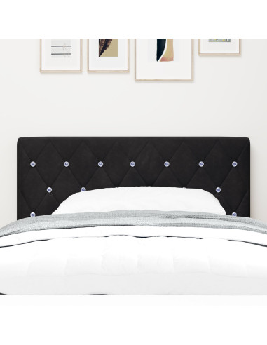 Testiera con testiera Nero 90 cm Pelle Sintetica