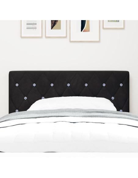 Testiera con testiera Nero 90 cm Pelle Sintetica