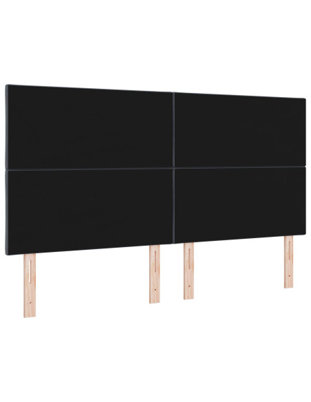 Testiera con testiera Grigio scuro 180 cm Velluto