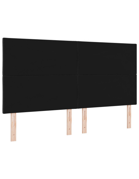 Testiera  Design a Diamante Nera 180 cm Tessuto