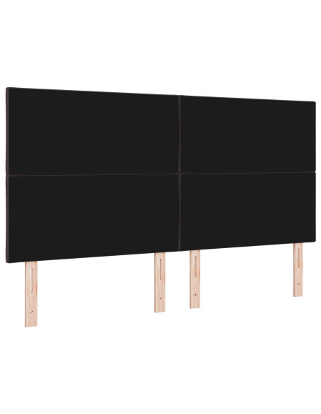 Testiera  Design a Blocchi di Diamante Marrone Scuro 180 cm Tessuto