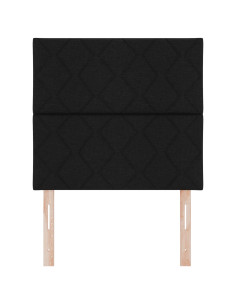 Testiera con testiera Nero 100 cm Pelle Sintetica