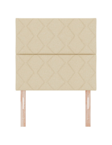 Testiera con testiera Crema 100 cm Pelle Sintetica