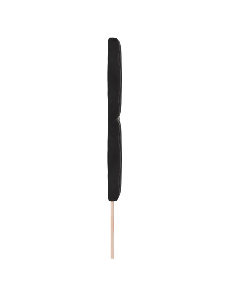 Testiera  a Design a Blocchi di Diamante Nera 140 cm Velluto