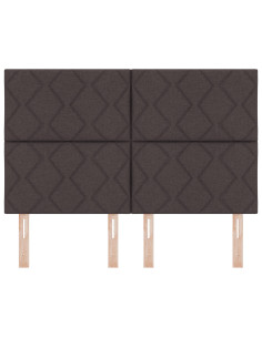 Testiera con testiera Marrone Scuro 160 cm Pelle Sintetica