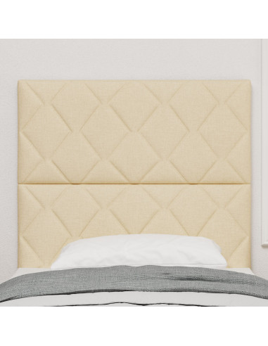 Testiera con testiera Crema 100 cm Pelle Sintetica