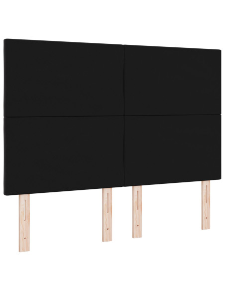 Testiera  Design a Blocchi di Diamante Nera 160 cm Velluto