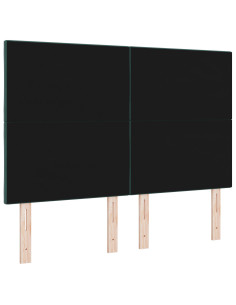 Testiera con testiera Verde scuro 160 cm Velluto 2