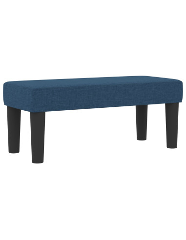 Letto a molle con materasso Blu 80 x 200 cm Tessuto