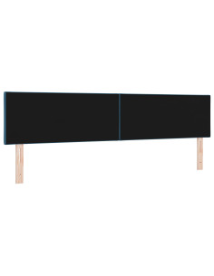 Testiera con testiera Blu scuro 200 cm Velluto