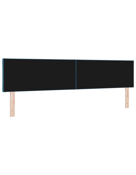 testiera  design a blocchi di diamante blu scuro 200 cm in velluto