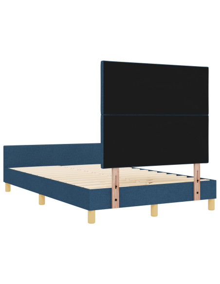 Struttura Letto  Blu 120x190 cm in Tessuto