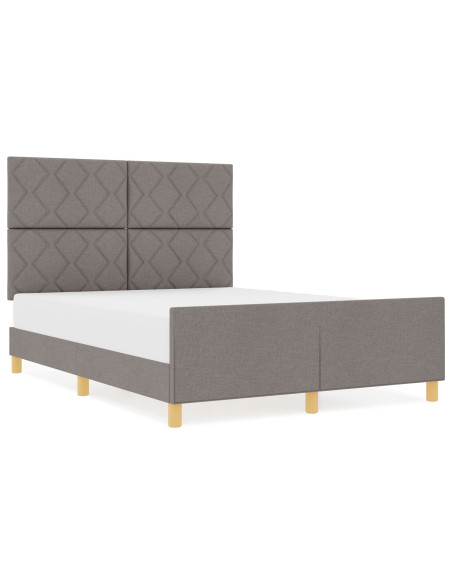 Struttura del letto Tortora 140x190 cm in tessuto by