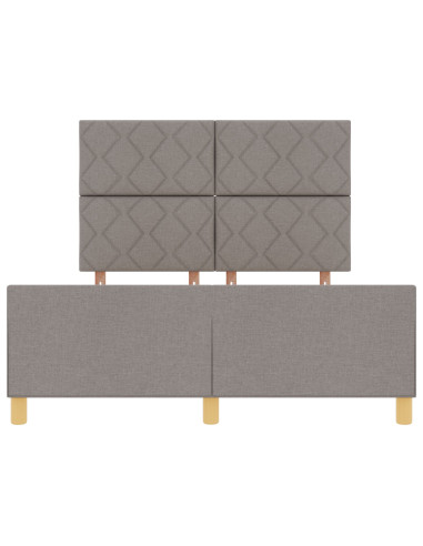 Struttura del letto con testiera Talpa 160 x 200 cm Tessuto