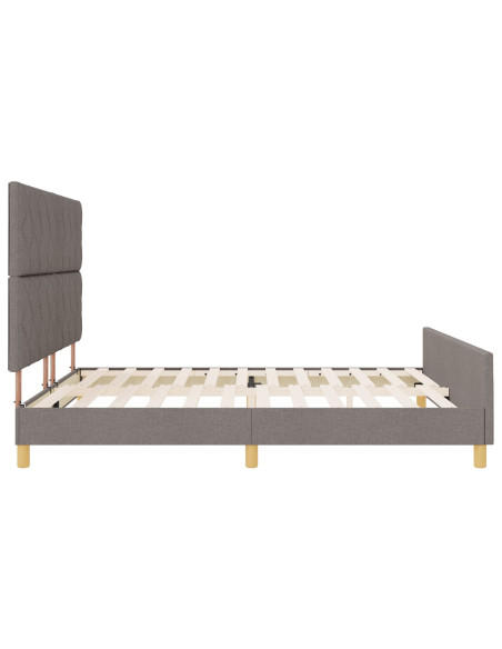 Struttura Letto Tortora 180x200 cm in Tessuto