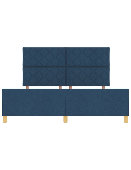 Letto  Blu 180x200 cm in Tessuto