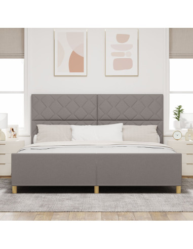 Struttura del letto con testiera Talpa 200 x 200 cm Tessuto