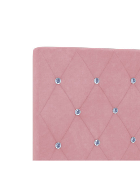 Struttura Letto  Rosa 180x200 cm Velluto