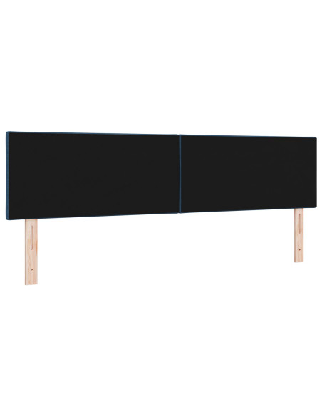 Testiera  Design Blocchi di Diamante Blu 180 cm Tessuto