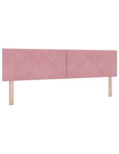 Testiera con testiera Rosa 180 cm Velluto