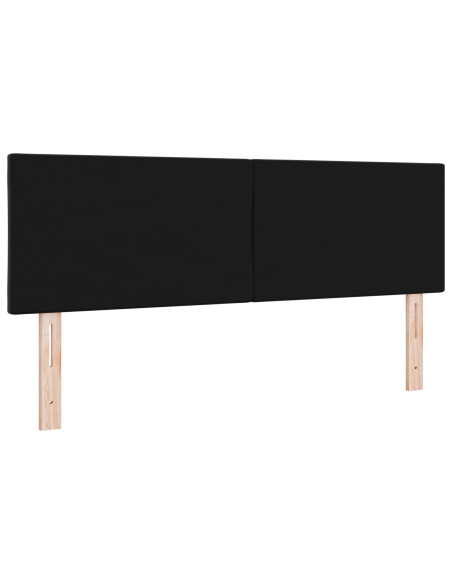 Testiera  Design Blocchi di Diamante Nera 140 cm in Velluto