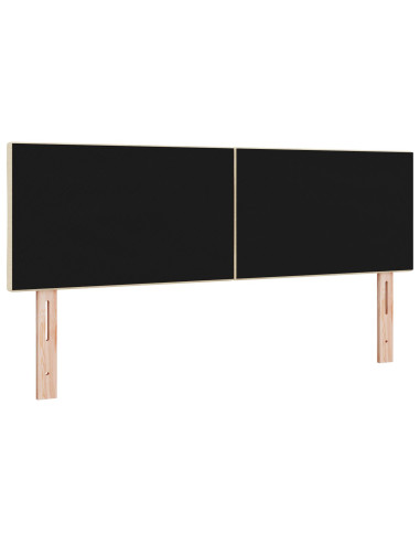 Testiera con testiera Crema 160 cm Pelle Sintetica