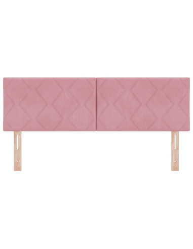 Testiera con testiera Rosa 160 cm Velluto