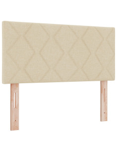 Testiera con testiera Crema 90 cm Pelle Sintetica