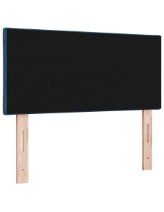 Testiera con testiera Blu 90 cm Pelle Sintetica