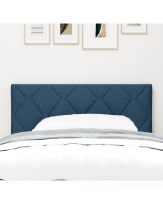 Testiera con testiera Blu 100 cm Pelle Sintetica