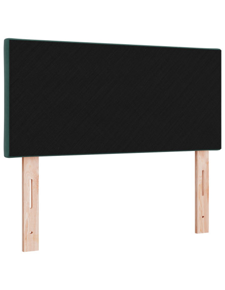 Testiera  Design a Blocchi di Diamante Verde Scuro 100 cm in Velluto