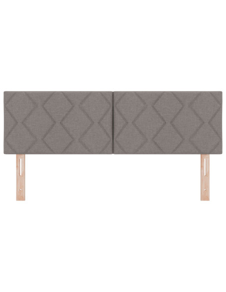 Testiera  Design a Blocchi Diamond Tortora 140 cm in Tessuto
