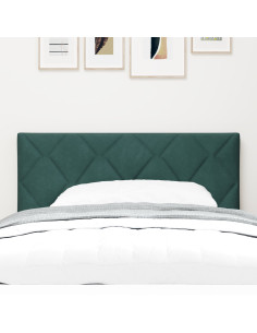 Testiera con testiera Verde scuro 90 cm Velluto 2