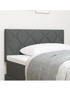 Testiera con testiera Grigio scuro 100 cm Pelle Sintetica 2